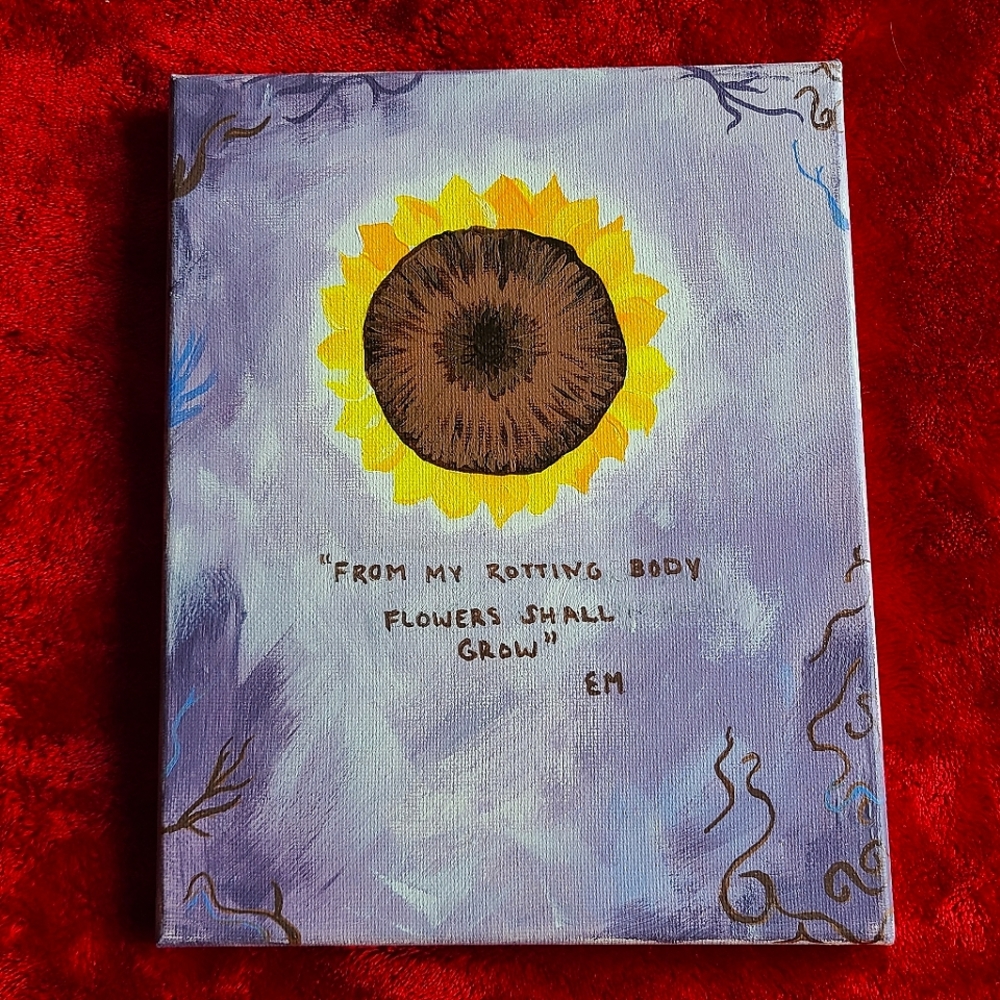 Original Sunflower Painting